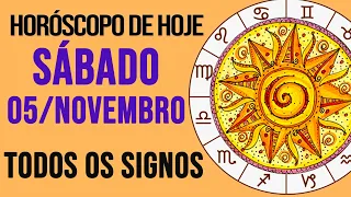 HORÓSCOPO DE HOJE // SÁBADO DIA 05/11/2022 - Todos os Signos