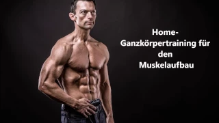 Ganzkörpertraining Muskelaufbau für zuhause mit SZ-Stange + Gewichte