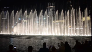 The Dubai Fountain - Andrea Bocelli & Sarah Brightman - Time to say goodbye