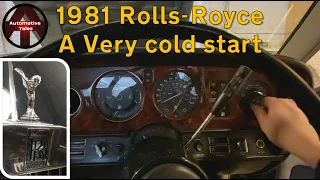 Cold Start of the old Rolls-Royce Silver Spirit...