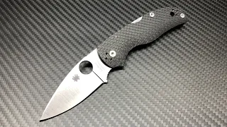 Spyderco Native 5 Fluted Carbon Fiber S90V