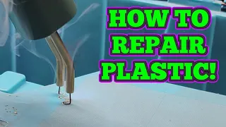 How To Fix Cracked Plastic With A Plastic Welder, Hot Stapler!