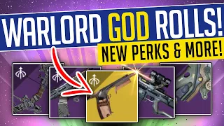 Destiny 2 | WARLORD'S RUIN GOD ROLLS! BEST Weapons You NEED From Warlords Ruin! - Season of the Wish