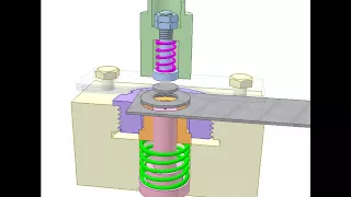 Die for making washers in a single punching stroke