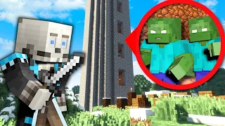 We Found a Tower Filled with ZOMBIES! (Minecraft RLCraft)