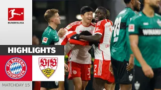 FC Bayern München - VfB Stuttgart 3-0 | Highlights | Matchday 15 – Bundesliga 2023/24