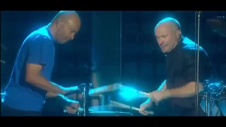 Phil Collins and Chester Thompson