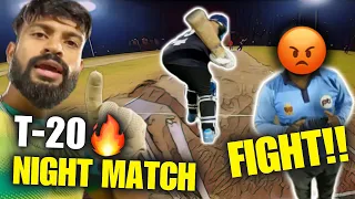 'FIGHT' on Field 😡 | OUT or NOT OUT ?🤔 | T20 Night Match Vlog | GoPro POV Keeping