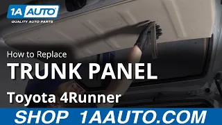 How to Remove Trunk Panel 03-09 Toyota 4Runner