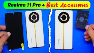 Realme 11 Pro Plus Screen Protector and Camera Lens Tempered Glass!