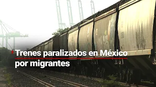 CRISIS MIGRATORIA | Frenan actividades de 60 trenes en México por riesgos de muerte de migrantes