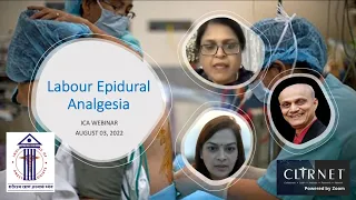 Labour epidural analgesia | ICA Webinar # 108