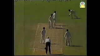 Tendulkar bowling off spin vs Aust 4th Test 1991/92. Is this the greatest off break of all time?