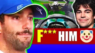 Ricciardo RESPONDS to "Idiot" Stroll Crash! 💥