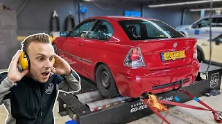 "MEER VERMOGEN + FLAME TUNE" OP ONZE BUDGET BMW DRIFT AUTO | Dyno Chiptuning