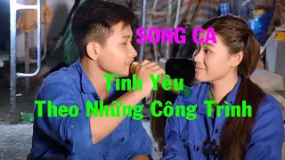 Song Ca Tình Yêu Theo Những Công Trình Karaoke | Tuyệt Phẩm Tình Yêu Nơi Công Trường