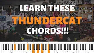 THUNDERCAT - THEM CHANGES | Piano Tutorial