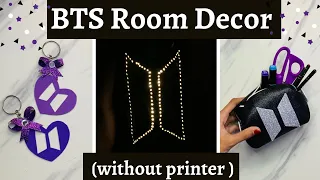BTS Room Decor 💜 / BTS lamp / Bts Armys / BTS DIY / save money by doing this at home