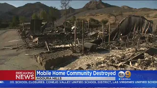 Agoura Hills Mobile Home Community Destroyed In Woolsey Fire