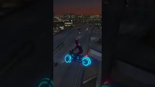 GTA 5 Spider-Man crazy funnest lighting motercycle Ramp Jump Mod Euhoria@noobyash1112#shorts