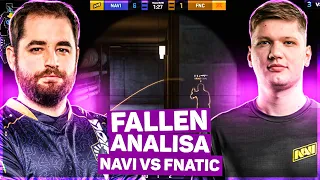 COMO O S1MPLE JOGA NA OVERPASS?? - FALLEN ANALISA [NAVI vs FNATIC]