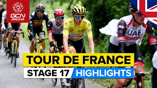 Tour de France 2021 Stage 17 Highlights | GC Battle For The Podium Lights Up On Bastille Day