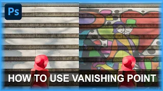 How To Put Image On Stairs Using Vanishing Point - Photoshop Tutorial