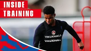 England Train Shooting Ahead of Sweden Quarter Final | Inside Training | World Cup 2018