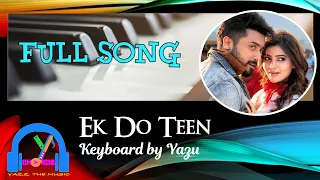 Ek Do Teen | Anjaan | Keyboard Version with lyrics