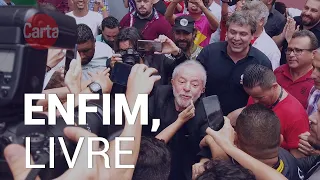 Livre, Lula volta aos braços do povo: "Não podemos permitir que os milicianos acabem com o Brasil"