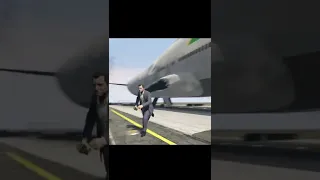 Michael vs plane 😱 Technogamerz | GTA V short | gta5 video #shorts