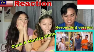 [🇲🇾 Reaction] - Cuek X Mantra Cinta (KERONCONG) - Live Session ft. Rizky Febian & Idgitaf  🇮🇩