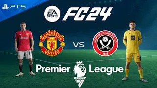 FC 24 Manchester United vs Sheffield United | Premier League 2024 | PS5
