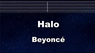 Practice Karaoke♬ Halo - Beyoncé 【With Guide Melody】 Instrumental, Lyric, BGM