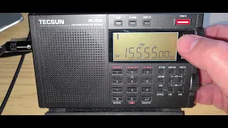 Operating the Tecsun PL-330 Tuning 15000 to 16000 kHz Shortwave