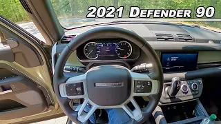 2021 Land Rover Defender 90 - The 2 Door Off Roader You NEED To Drive (POV Binaural Audio)