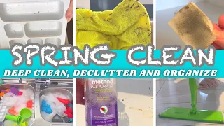 SPRING CLEAN WITH ME | DEEP CLEAN, DECLUTTER AND ORGANIZE | KITCHEN CLEANING MOTIVATION 2021🧼