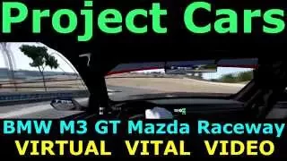 Project Cars all tracks all cars:BMW M3 GT Mazda Raceway Laguna Seca Triple screen R9 290X