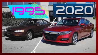 1995 Honda vs. 2020 Honda: 25 years of Accord and CR-V