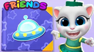 My Talking Tom Friends Space update New Stickers Book Complete Gameplay Android Ios