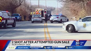 2 teens shot in NW Indy incident where vehicle 'flipped over' after failed gun sale