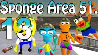 Sponge Area 51. Neighbor Escape Alien Base Secret Android Gameplay Level 13