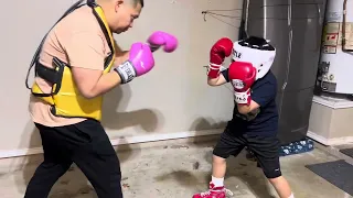 Light work with my 8 year old son
