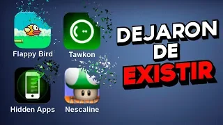 Las 8 APPS MÁS FAMOSAS QUE DEJARON DE EXISTIR