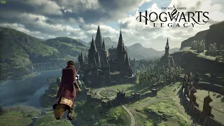 Hogwarts Legacy Broom Flying Free Roam around the Map | 4K Max Graphics Ultra Ray Tracing | RTX 4090