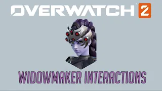 Overwatch 2 Second Closed Beta - Widowmaker Interactions + Hero Specific Eliminations