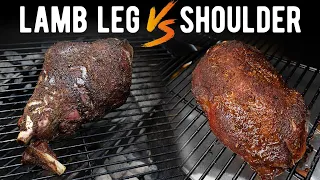 Lamb Shoulder and Leg smoked to perfection, a step by step BBQ guide.