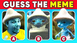 Guess The Meme SONG | We Live, We Love, We Lie, MrBeast, Skibidi Toilet, Smurf Cat