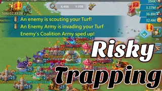 || Lords Mobile - Trapping in Very Laggy Environment ||