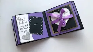 DIY Srapbook for birthday wishes/How to make scrapbook/diy paper craft/Easy craft